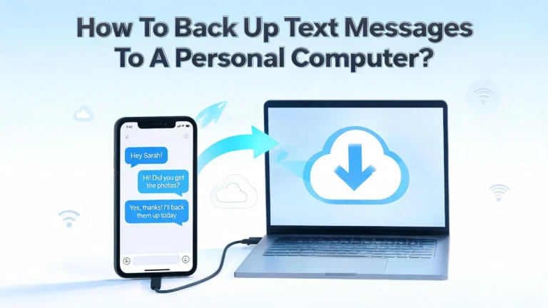 How To Back Up Text Messages To A Personal Computer?