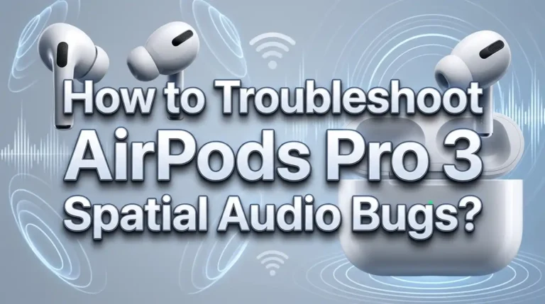 How to Troubleshoot AirPods Pro 3 Spatial Audio Bugs?