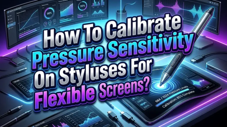 How To Calibrate Pressure Sensitivity On Styluses For Flexible Screens?
