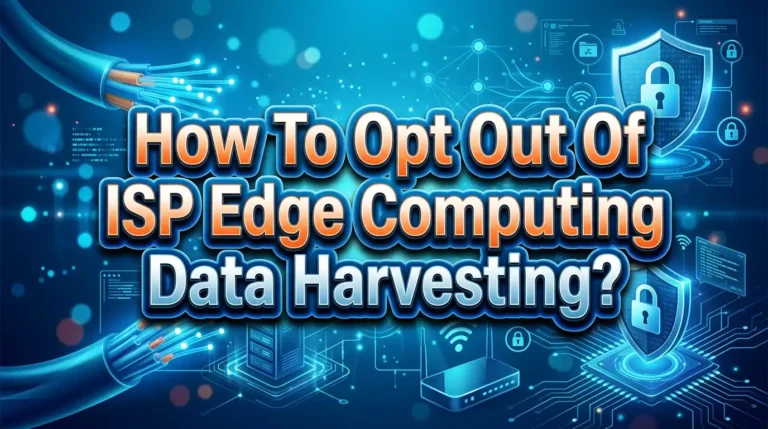How To Opt Out Of ISP Edge Computing Data Harvesting?