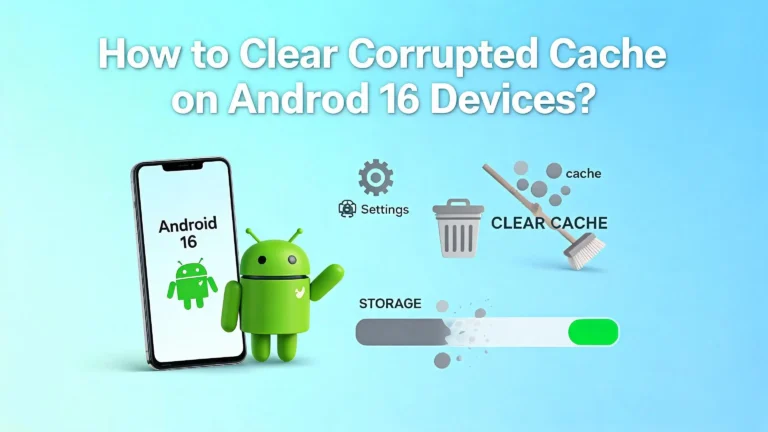 How to Clear Corrupted Cache on Android 16 Devices?