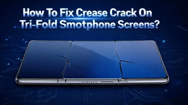 How To Fix Crease Crack On Tri-Fold Smartphone Screens?