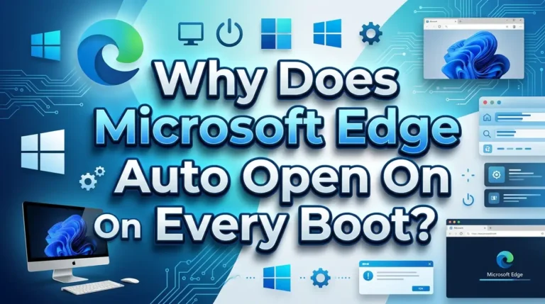 Why Does Microsoft Edge Auto Open On Every Boot?