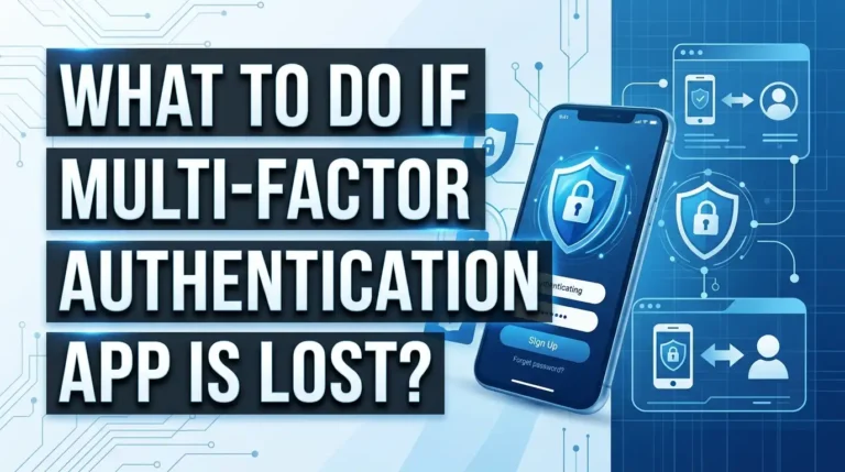 What to Do If Your Multi-Factor Authentication App Is Lost?