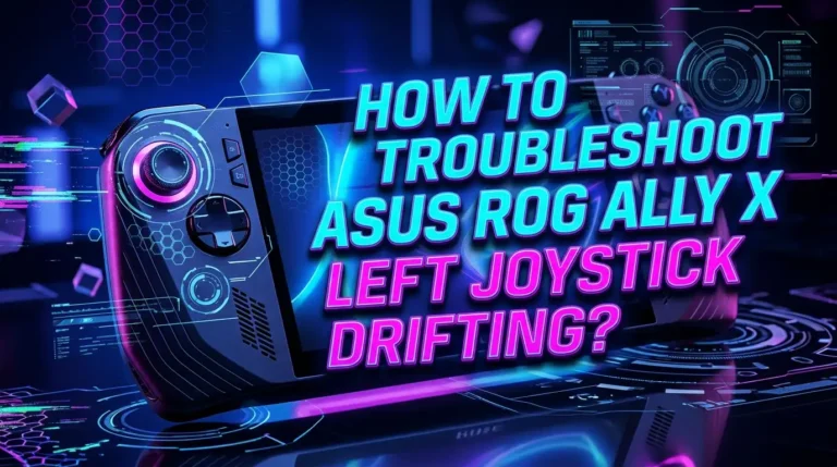How To Troubleshoot ASUS ROG Ally X Left Joystick Drifting?