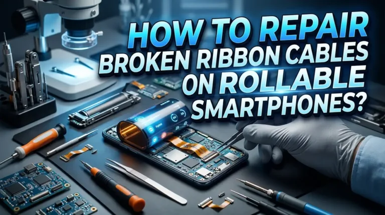 How To Repair Broken Ribbon Cables On Rollable Smartphones?