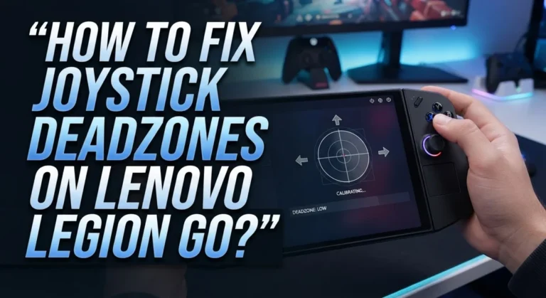 How To Fix Joystick Deadzones On Lenovo Legion Go?