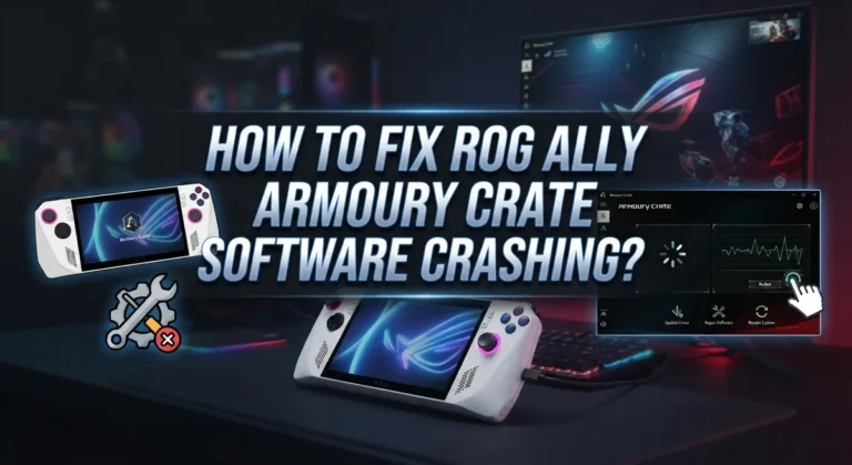 How To Fix ROG Ally Armory Crate Software Crashing?