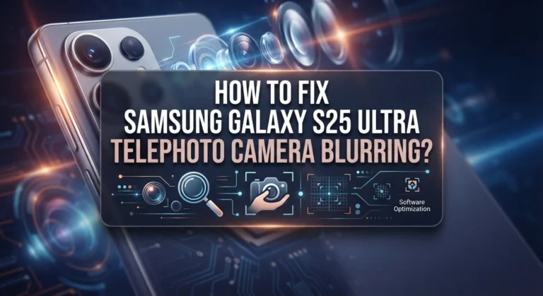 How To Fix Samsung Galaxy S25 Ultra Telephoto Camera Blurring?