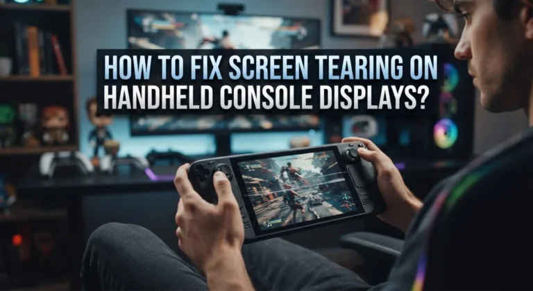 How To Fix Screen Tearing On Handheld Console Displays?