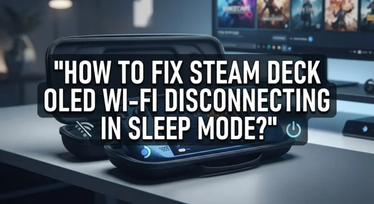 How To Fix Steam Deck OLED Wi-Fi Disconnecting In Sleep Mode?