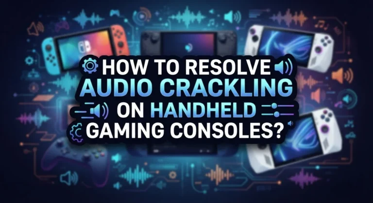 How To Resolve Audio Crackling On Handheld Gaming Consoles?