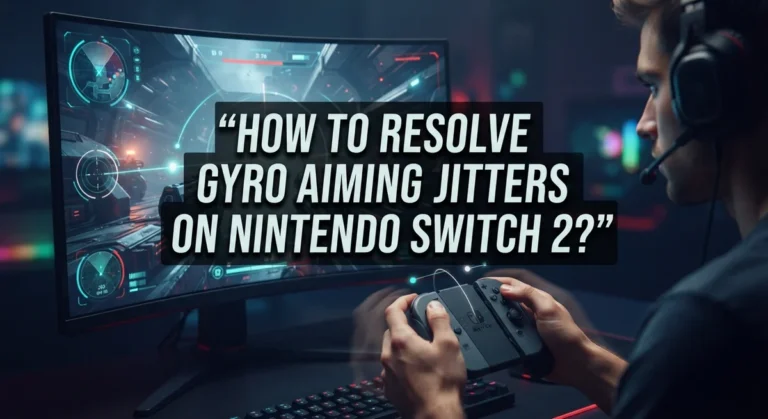 How To Fix Gyro Aiming Jitters On Nintendo Switch 2?