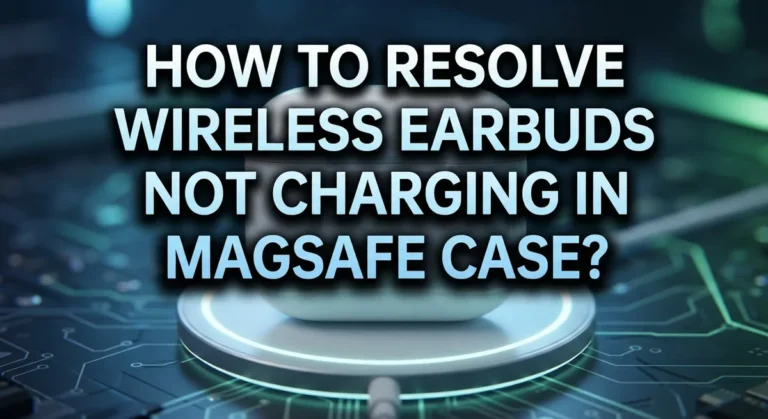 How To Resolve Wireless Earbuds Not Charging In MagSafe Case?