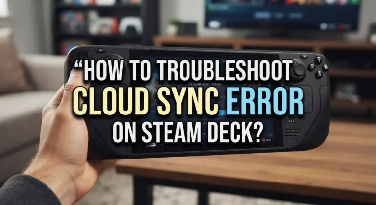 How To Troubleshoot Cloud Sync Error On Steam Deck?